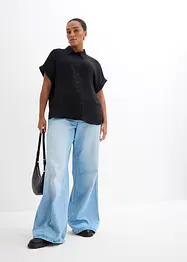 Oversized halenka ze strukturovaného krepu, bonprix