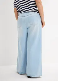 Džíny se širokými nohavicemi a pohodlným pasem, Mid Waist, bonprix