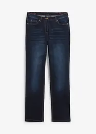 Džíny Straight, Mid Waist, pohodlný pas, bonprix