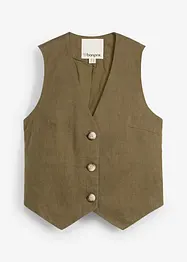 Lněná vesta z čistého lnu, bonprix