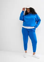 Joggingové kalhoty s pohodlným pasem, materiál scuba, bonprix
