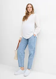 Těhotenské džíny ke kotníkům, se střihem Boyfriend Fit, bonprix