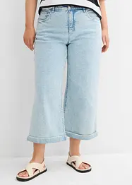 Zkrácené džíny, Wide Leg, High Waist, bonprix