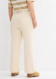 Džíny Straight, High Waist, nízký podíl streče, bonprix