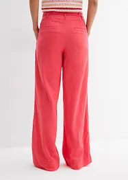 Kalhoty ve stylu paperbag z vzdušné směsi se lnem, bonprix