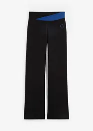Sportovní bavlněné kalhoty se strečem, Bootcut, bonprix