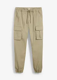 Cargo kalhoty Loose Fit bez zapínání, Straight, bonprix
