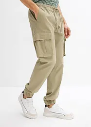 Cargo kalhoty Loose Fit bez zapínání, Straight, bonprix