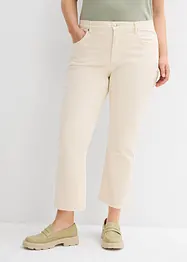 Džíny Flared, High Waist, zkrácené, bonprix
