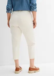 Džíny Mom, High Waist, nízký podíl streče, zkrácené, bonprix