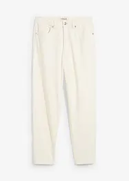 Džíny Mom, High Waist, nízký podíl streče, zkrácené, bonprix