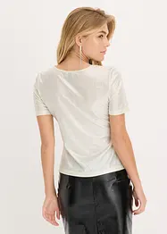 Triko z lesklého materiálu, bonprix
