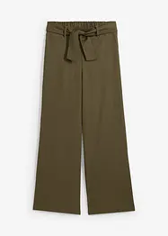 Kalhoty Culotte ze vzdušné lněné směsi, bonprix