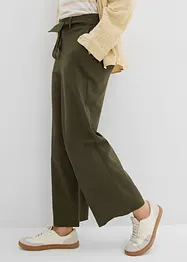 Kalhoty Culotte ze vzdušné lněné směsi, bonprix