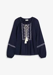 Oversize halenka s výšivkou, bonprix