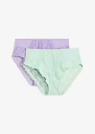 Maxikalhotky s jemnou krajkou (2 ks v balení), bonprix