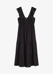 Šaty na ramínka, z jemné viskózové směsi, bonprix