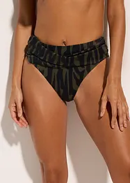 Bikinové kalhotky s vysokým pasem a vysoko vykrojeným střihem, bonprix
