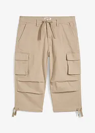 3/4 strečové cargo kalhoty, Loose Fit, extra široké, bonprix