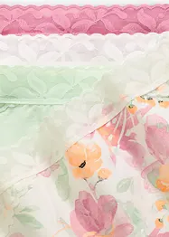 Maxikalhotky s organickou bavlnou a krajkou (5 ks v balení), bonprix