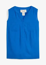 Halenkový top ze splývavé viskózy, bonprix