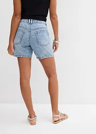 Džínové bermudy Mid Waist, Low Stretch, bonprix