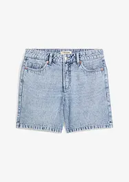 Džínové bermudy Mid Waist, Low Stretch, bonprix