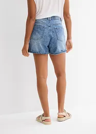 Džínové šortky High Waist, nízký podíl streče, bonprix