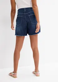 Džínové šortky High Waist, nízký podíl streče, bonprix