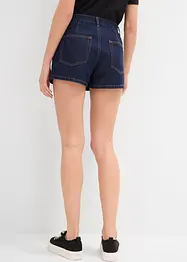 Džínová kalhotová sukně, Mid Waist, bonprix