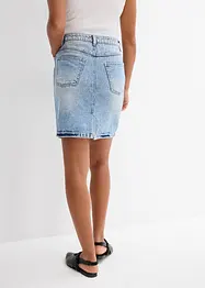 Džínová sukně Mid Waist, Low Stretch, bonprix