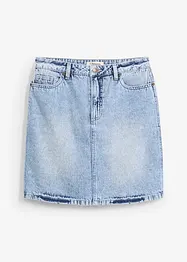 Džínová sukně Mid Waist, Low Stretch, bonprix