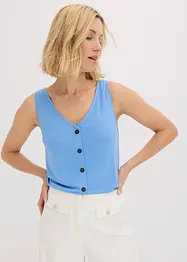 Top s knoflíkovou lištou, bonprix