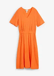 Midi šaty ze vzdušného seersuckeru, bonprix