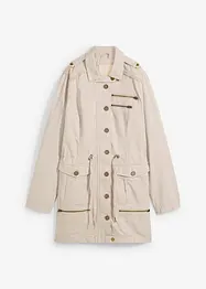 Bavlněná parka ve stylu Utility, polodlouhá, bonprix