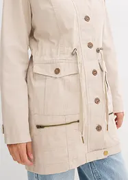Bavlněná parka ve stylu Utility, polodlouhá, bonprix