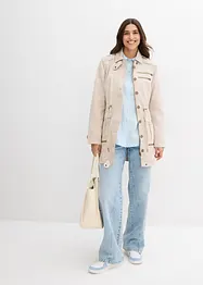 Bavlněná parka ve stylu Utility, polodlouhá, bonprix