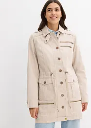 Bavlněná parka ve stylu Utility, polodlouhá, bonprix