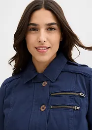 Bavlněná parka ve stylu Utility, polodlouhá, bonprix