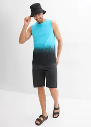 Tílko s barevným přechodem z organické bavlny, Slim Fit, bonprix
