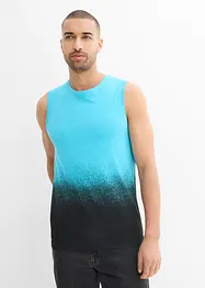 Tílko s barevným přechodem z organické bavlny, Slim Fit, bonprix