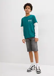 Strečové džínové bermudy, Regular Fit, bonprix