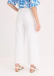 Kalhoty Culotte z elastické bavlněné směsi, bonprix