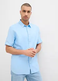 Košile s podílem lnu, krátký rukáv, bonprix