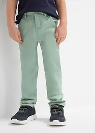 Strečové chino kalhoty Slim Fit, Straight, bonprix