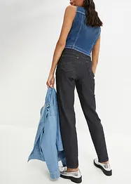 Džíny Mom se strečem, High Waist, bonprix