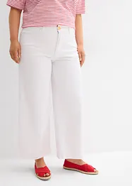 Džíny High Waist se širokými nohavicemi, cropped, bonprix