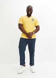 Henley tričko, krátký rukáv (2 ks v balení), bonprix