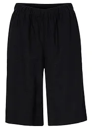 Bermudy ze směsi lnu a viskózy, High Waist, bonprix