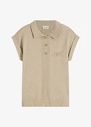 Polo svetr s bavlnou, bonprix